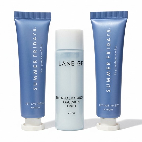 Summer Fridays Other - Summer Fridays Jet Lag Mask LANEIGE Essential Balancing Emulsion Travel Size